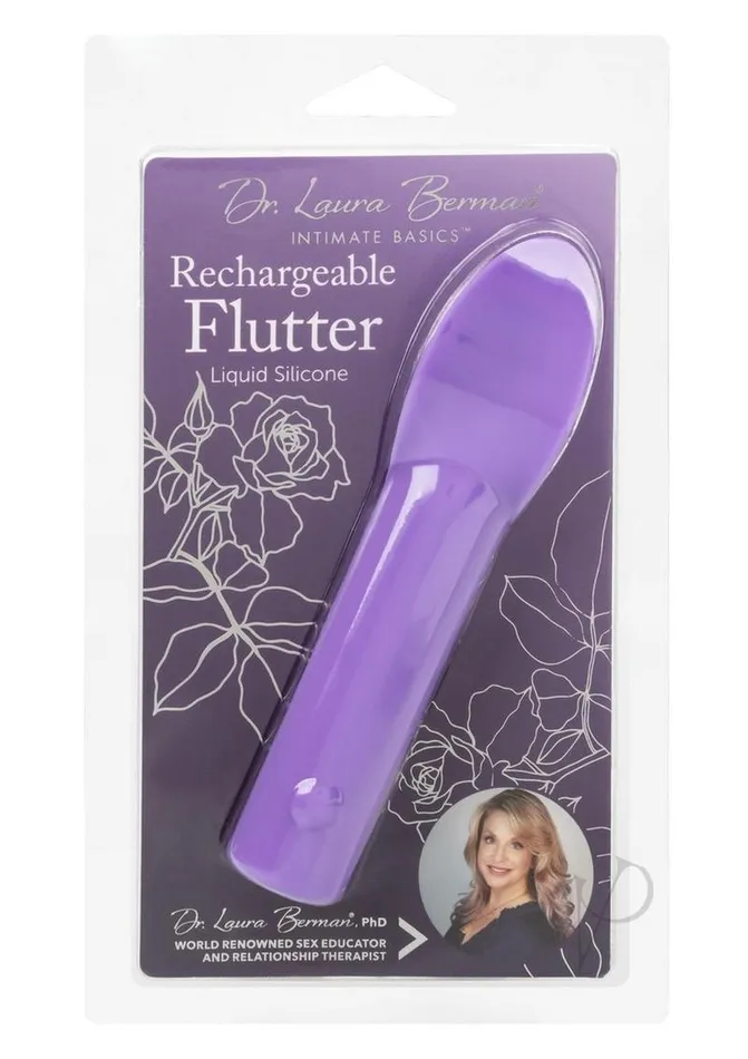 Dr Laura Berman Collection Vibrators Dr Laura Berman Rechargeable Silicone Flutter Vibrator Purple Dr Laura Berman Collection Vibrators Dr Laura Berman Rechargeable Silicone Flutter Vibrator Purple