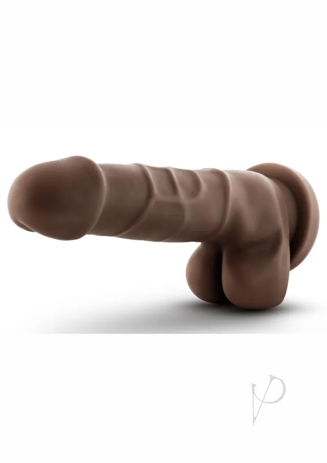 Dr Skin Female Sex Toys Dr Skin Silver Collection Basic 7 Dildo with Balls 775in Chocolate Dr Skin Female Sex Toys Dr Skin Silver Collection Basic 7 Dildo with Balls 775in Chocolate