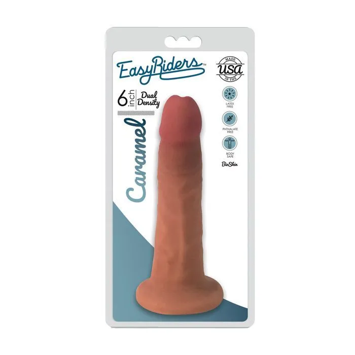 Easy Rider Dildos Curve Novelties Easy Riders Dual Destiny 6 Slim Dildo Carmel