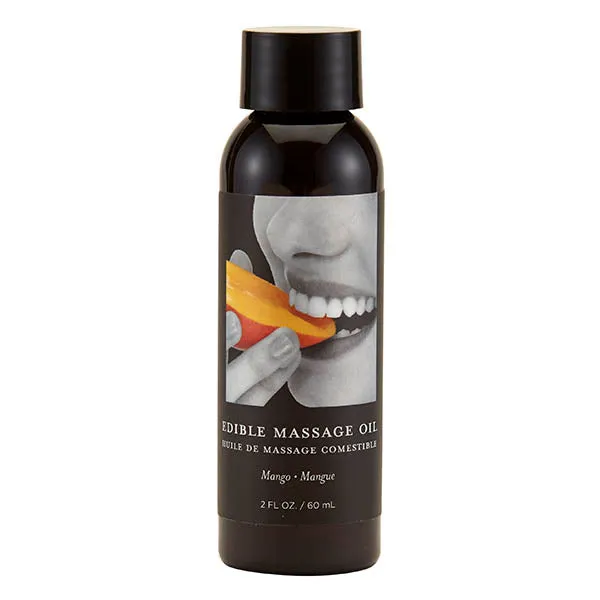 Edible Massage Oil Mango Flavoured 59ml Earthly Body Couples