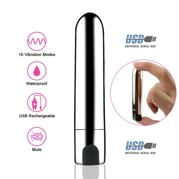 Elegant 10 Function Bullet Vibrator Wild Night Fantasies Female Sex Toys