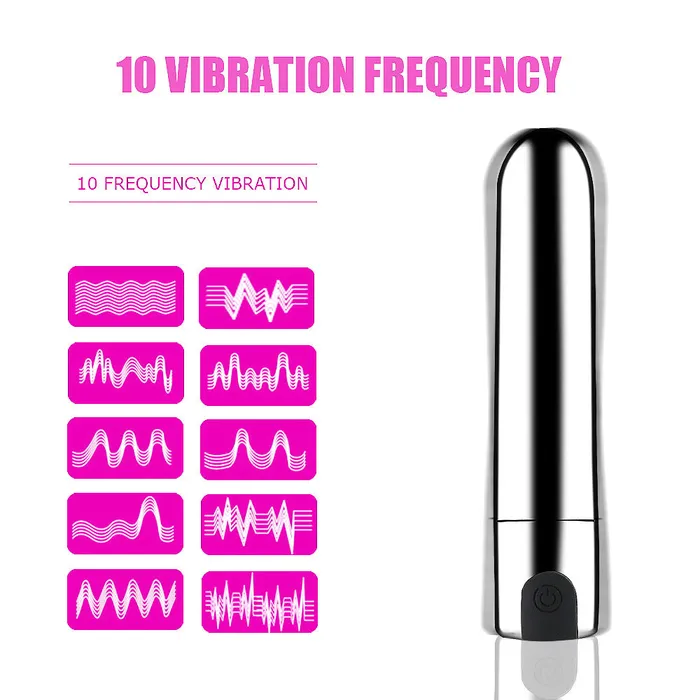 Elegant 10 Function Bullet Vibrator Wild Night Fantasies Female Sex Toys