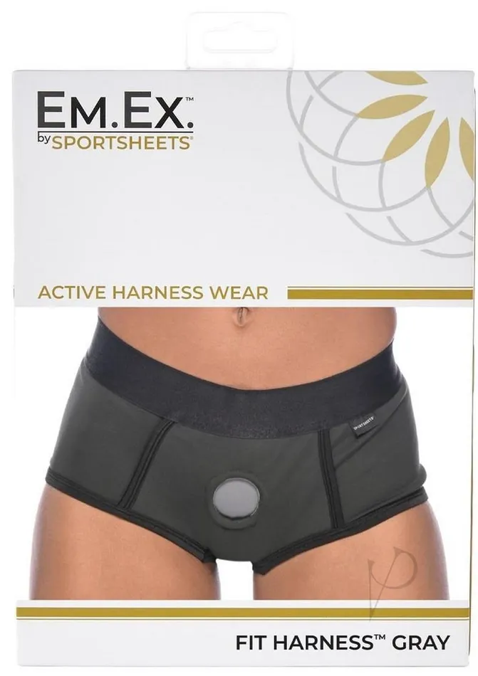 EmEx Female Sex Toys EM EX Fit Harness Small Gray