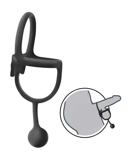 Enhancer Anal Enhancer Silicone Cock Rings 2 Pack Black