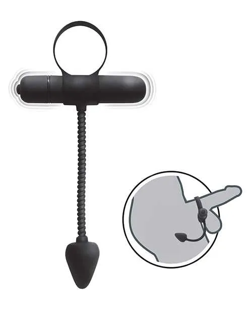 Enhancer Anal Enhancer Silicone Cock Rings 2 Pack Black