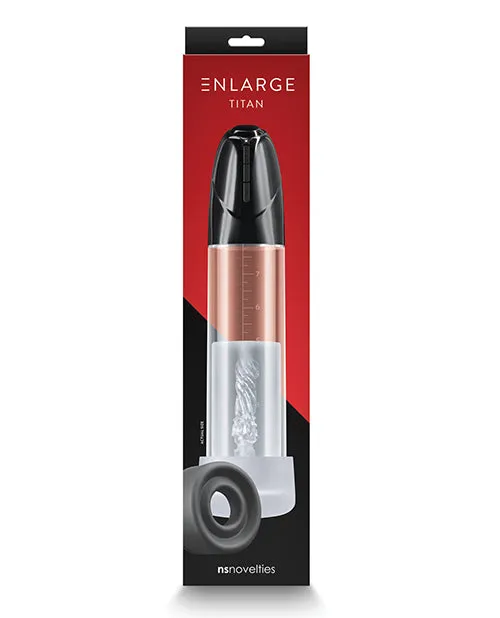 Enlarge Male Sex Toys Enlarge Titan Rechargeable Penis Pump BlackClear Enlarge Male Sex Toys Enlarge Titan Rechargeable Penis Pump BlackClear