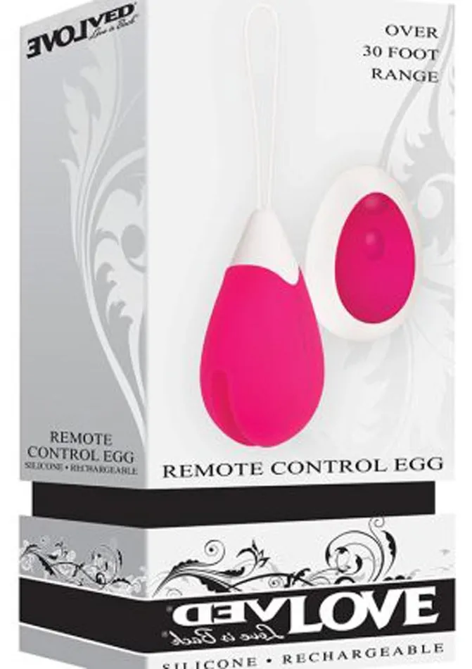 Evolved Female Sex Toys Rechargeable Silicone Egg Vibrator with Remote Control Pink Evolved Female Sex Toys Rechargeable Silicone Egg Vibrator with Remote Control Pink