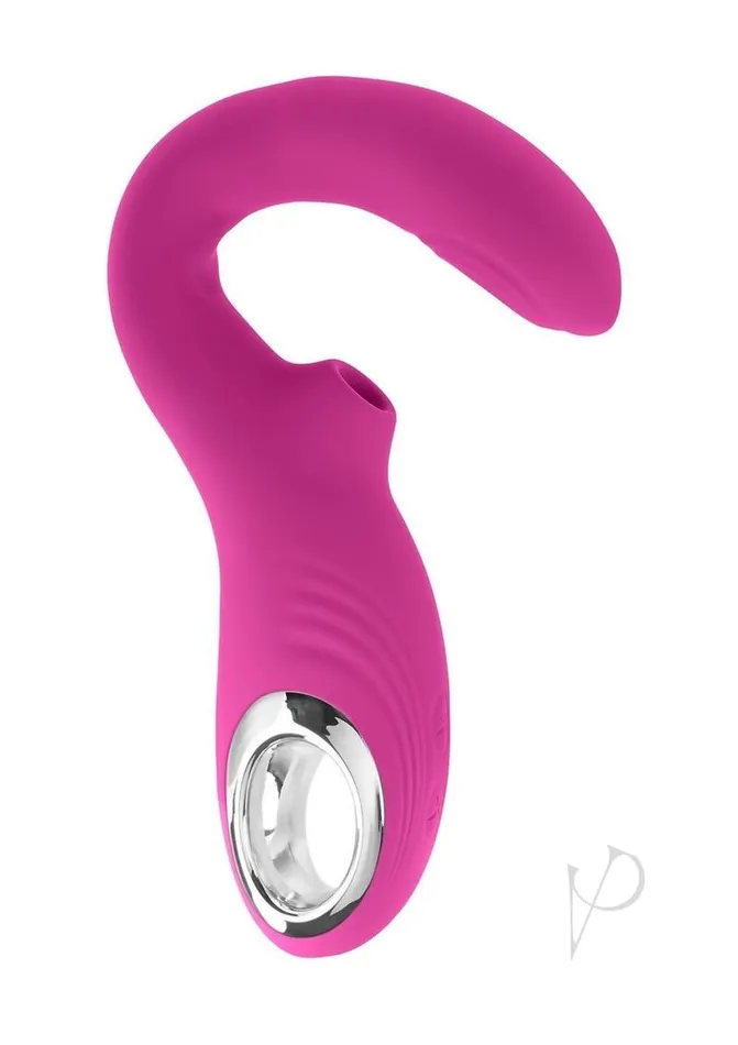 Evolved Female Sex Toys Strike a Pose Rechargeable Silicone Dual Stimulating Vibrator Red