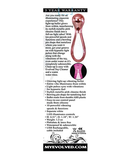 Evolved Starlite Bullet Pink Evolved Vibrators