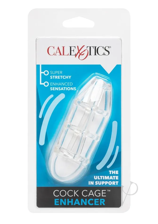 Extensions Male Sex Toys Cock Cage Penis Enhancer Clear