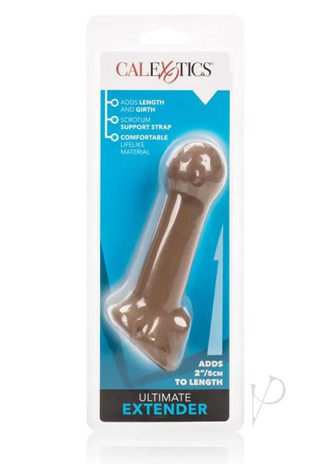 Extensions Male Sex Toys Ultimate Extender Penis Sleeve 625in Chocolate