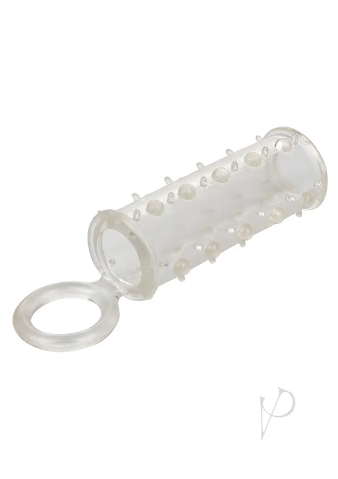 Extensions Sensation Enhancer Penis Sleeve with Scrotum Support Clear Male Sex Toys