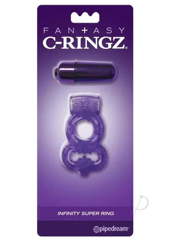 Fantasy C Ringz Male Sex Toys Fantasy CRingz Infinity Super Cock Ring with Bullet Purple Fantasy C Ringz Male Sex Toys Fantasy CRingz Infinity Super Cock Ring with Bullet Purple