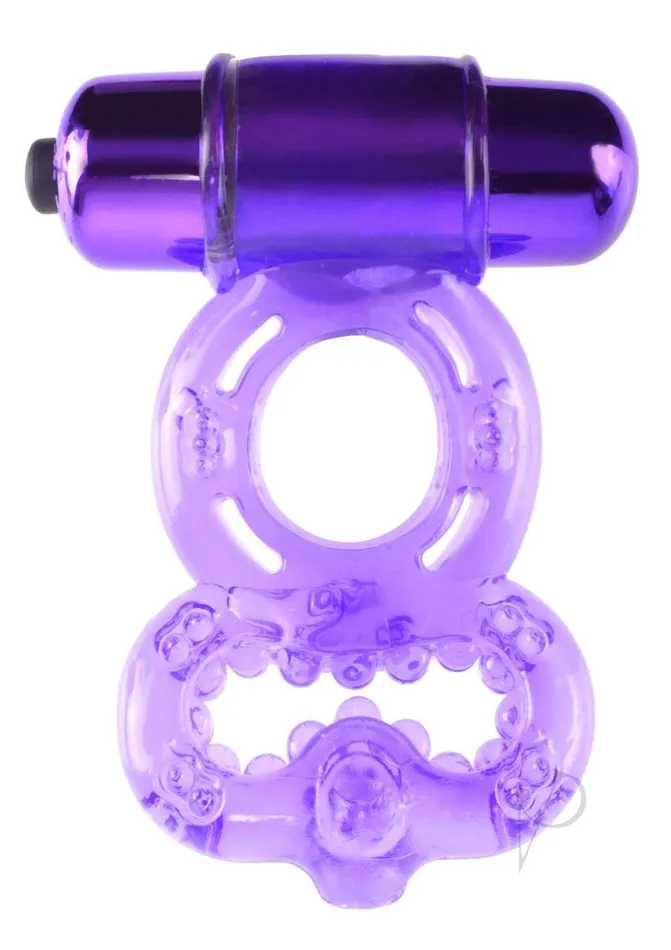 Fantasy C Ringz Male Sex Toys Fantasy CRingz Infinity Super Cock Ring with Bullet Purple