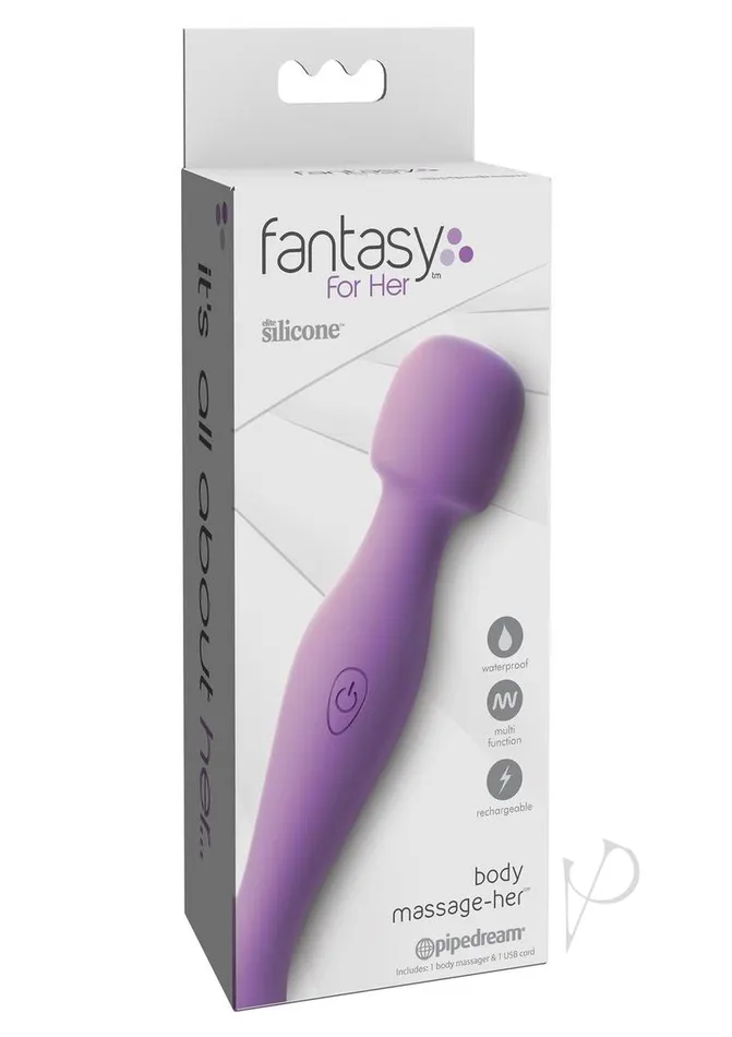 Fantasy For Her Female Sex Toys Fantasy For Her Silicone Body Massage Her Rechargeable Waterproof 625in Purple Fantasy For Her Female Sex Toys Fantasy For Her Silicone Body Massage Her Rechargeable Waterproof 625in Purple