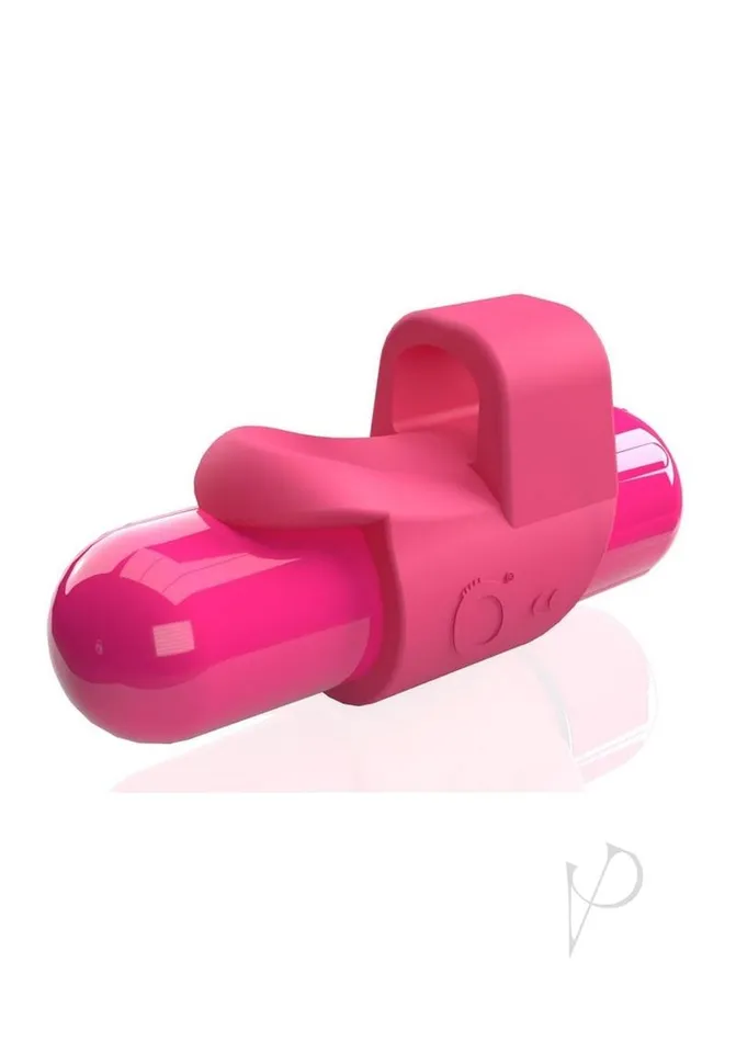 Female Sex Toys 4T FingO Slim Finger Vibrator Strawberry Screaming O