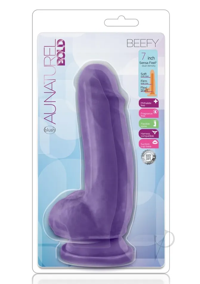 Female Sex Toys Au Naturel Bold Beefy Dildo with Suction Cup 7in Purple Au Naturel Female Sex Toys Au Naturel Bold Beefy Dildo with Suction Cup 7in Purple Au Naturel