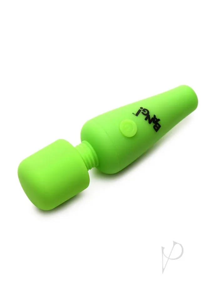 Female Sex Toys Bang Bang Glow in the Dark Rechargeable Silicone Mini Wand Green Female Sex Toys Bang Bang Glow in the Dark Rechargeable Silicone Mini Wand Green
