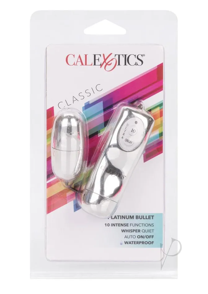 Female Sex Toys Bullets Extreme Pure Gold Power Bullet with Wired Remote Control Silver Female Sex Toys Bullets Extreme Pure Gold Power Bullet with Wired Remote Control Silver