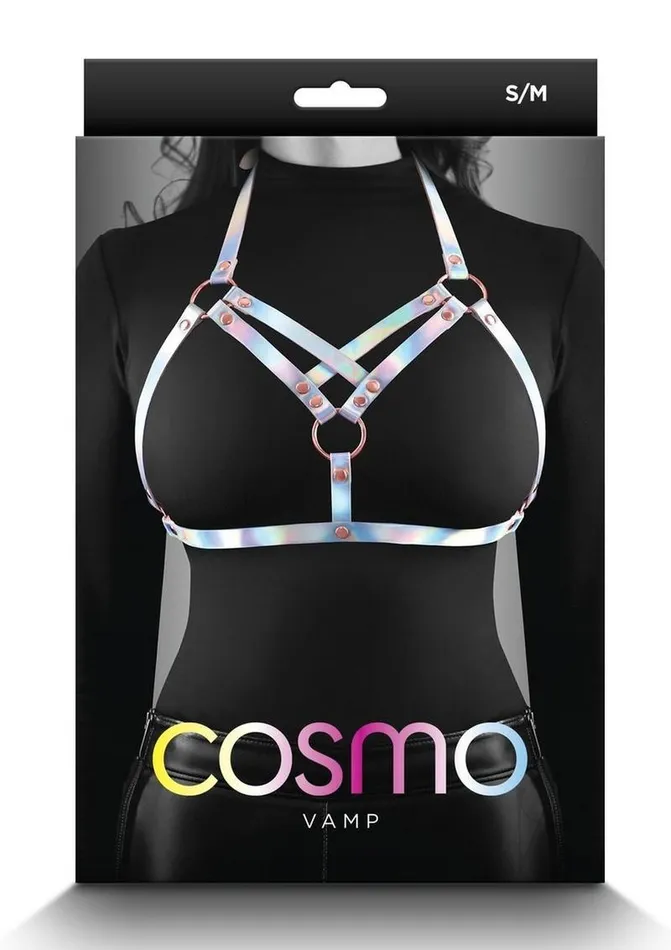 Female Sex Toys Cosmo Harness Vamp Chest Harness SmallMedium Rainbow Cosmo Female Sex Toys Cosmo Harness Vamp Chest Harness SmallMedium Rainbow Cosmo