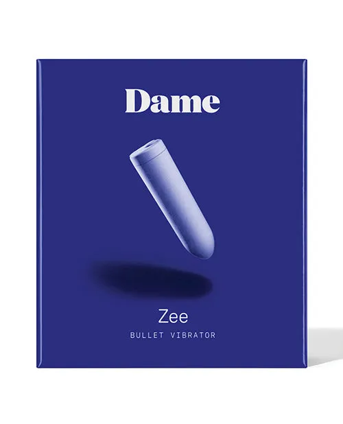 Female Sex Toys Dame Dame Zee Bullet Vibrator Periwinkle