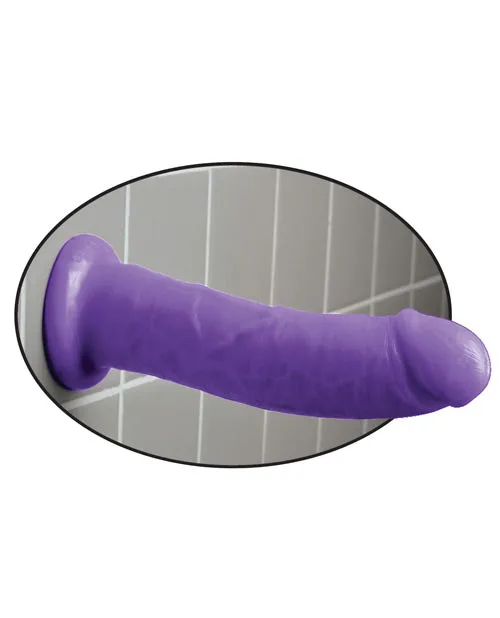 Female Sex Toys Dillio Realistic Dildo 8in Purple Dillio