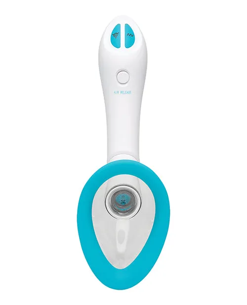 Female Sex Toys Doc Johnson Bloom Intimate Body Pump Silicone Vibrating Rechargeable Body Pump Sky BlueWhite Female Sex Toys Doc Johnson Bloom Intimate Body Pump Silicone Vibrating Rechargeable Body Pump Sky BlueWhite