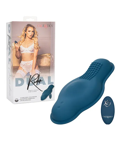 Female Sex Toys Dual Rider Dual Rider Rechargeable Silicone Bump and Grind Vibrator with Remote Control Blue Female Sex Toys Dual Rider Dual Rider Rechargeable Silicone Bump and Grind Vibrator with Remote Control Blue