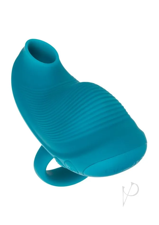 Female Sex Toys Envy Handheld Suction Rechargeable Silicone Clitoral Massager Blue Envy