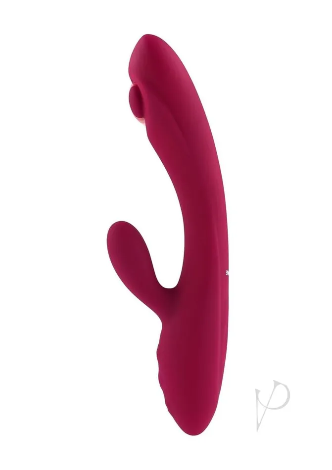 Female Sex Toys Evolved Jammin G Rechargeable Silicone Rabbit Vibrator Red