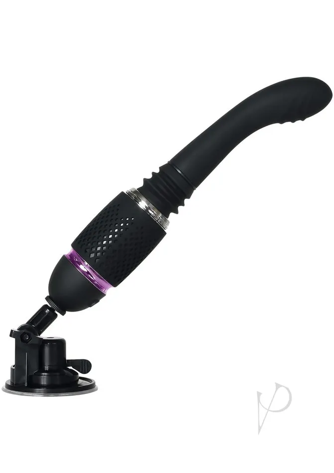 Female Sex Toys Evolved Thrust and Go Silicone Rechargeable Mini Vibrator Black