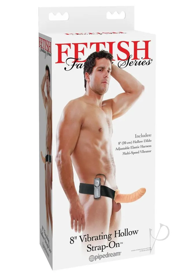Female Sex Toys Fetish Fantasy Series Fetish Fantasy Series Vibrating Hollow StrapOn Dildo and Adjustable Harness with Wired Remote Control 8in Vanilla Female Sex Toys Fetish Fantasy Series Fetish Fantasy Series Vibrating Hollow StrapOn Dildo and Adjustable Harness with Wired Remote Control 8in Vanilla
