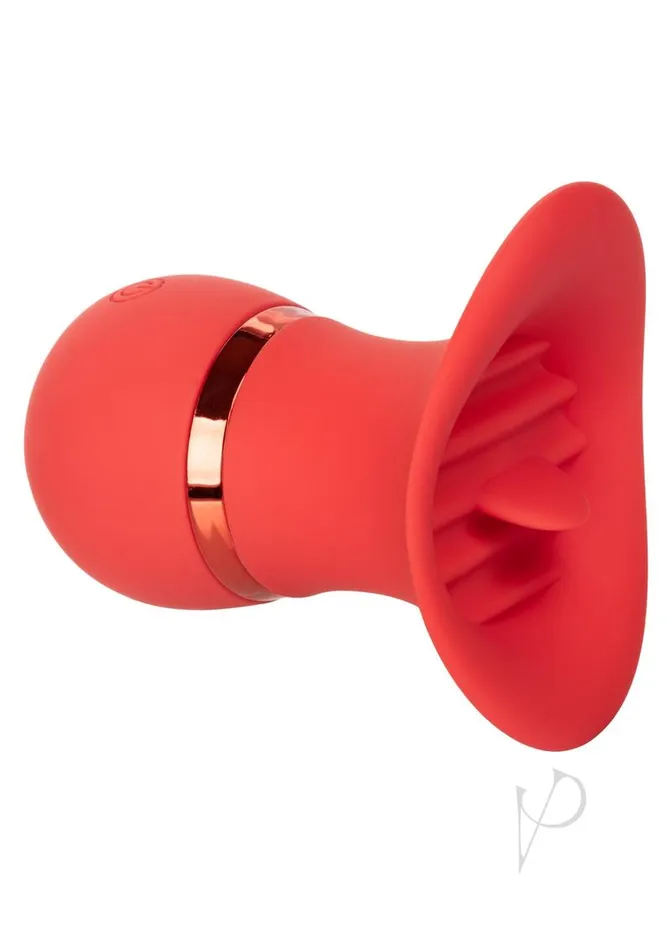 Female Sex Toys French Kiss French Kiss Charmer Silicone Clitoral Stimulator Red