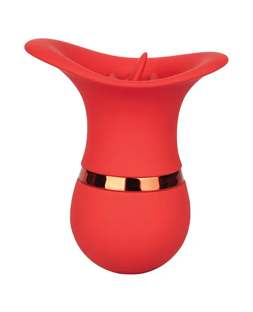 Female Sex Toys French Kiss French Kiss Charmer Silicone Clitoral Stimulator Red