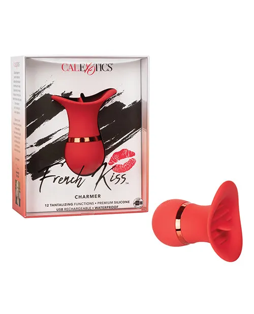 Female Sex Toys French Kiss French Kiss Charmer Silicone Clitoral Stimulator Red