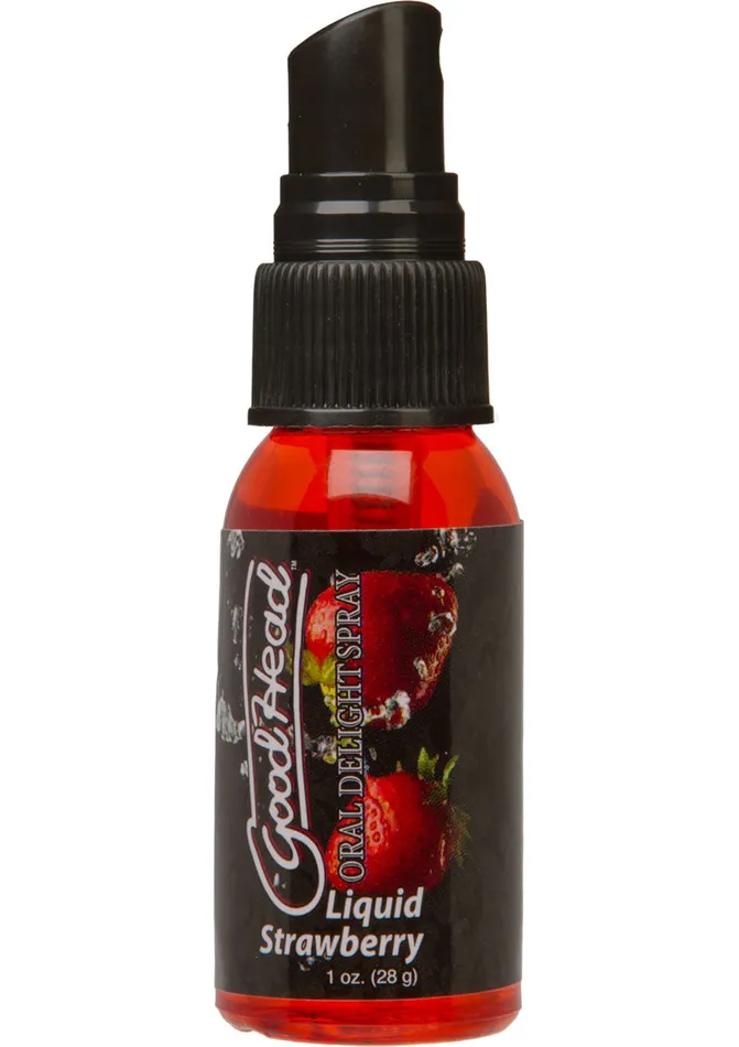 Female Sex Toys Good Head GoodHead Oral Delight Spray Liquid Strawberry 1oz Female Sex Toys Good Head GoodHead Oral Delight Spray Liquid Strawberry 1oz