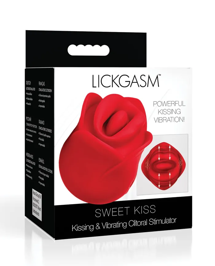 Female Sex Toys Lickgasm Lickgasm Sweet Kiss Kissing and Vibrating Rechargeable Silicone Clitoral Stimulator Red Female Sex Toys Lickgasm Lickgasm Sweet Kiss Kissing and Vibrating Rechargeable Silicone Clitoral Stimulator Red