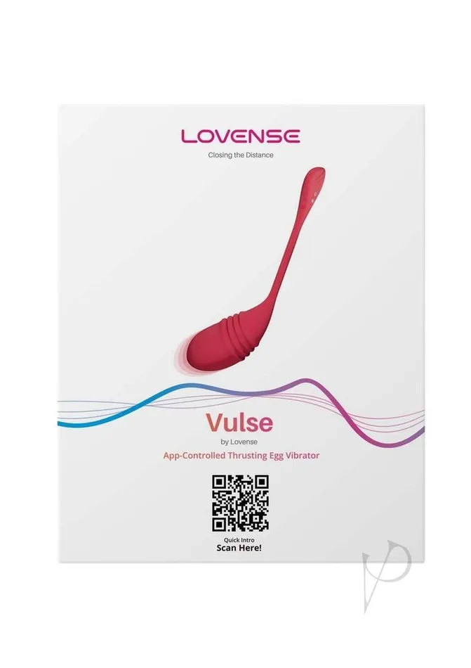 Female Sex Toys Lovense Lovense Vulse Rechargeable Silicone Egg Vibrator Red Female Sex Toys Lovense Lovense Vulse Rechargeable Silicone Egg Vibrator Red