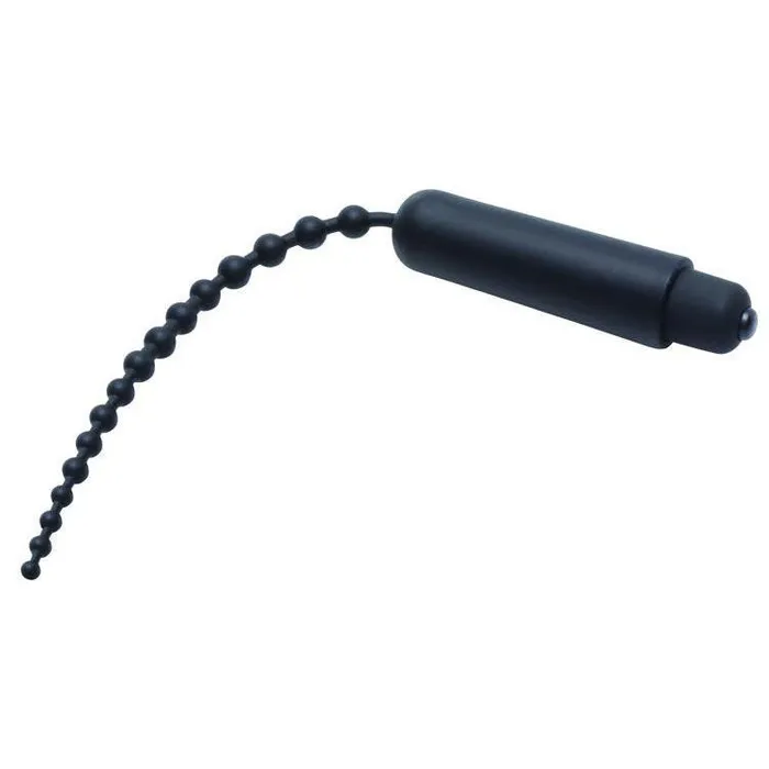 Female Sex Toys Master Series Dark Rod Vibrating Beaded Silicone Sound
