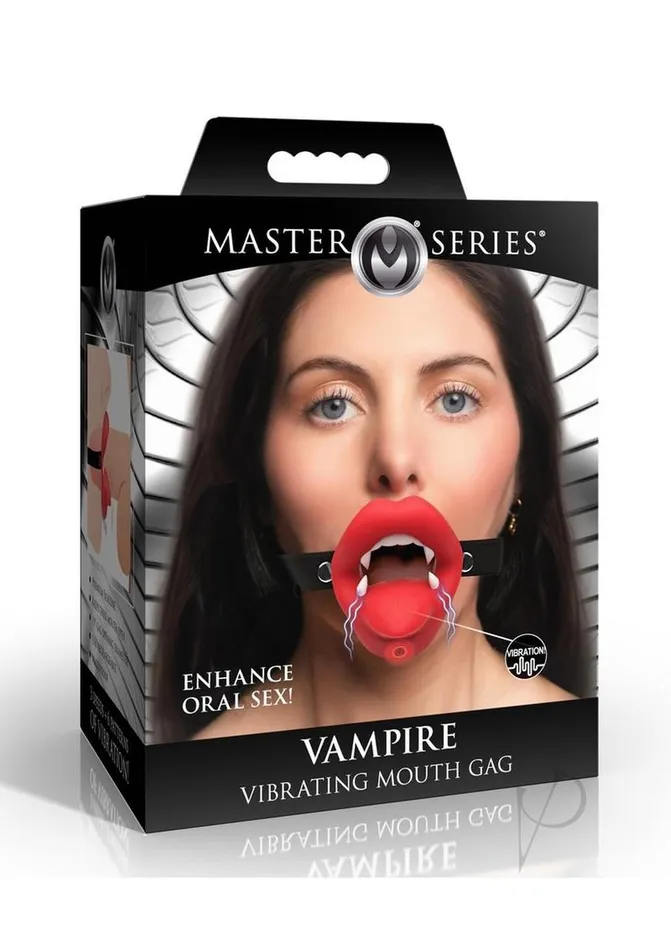 Female Sex Toys Master Series Master Series Vampire Vibrating Rechargeable Silicone Mouth Gag Red Female Sex Toys Master Series Master Series Vampire Vibrating Rechargeable Silicone Mouth Gag Red