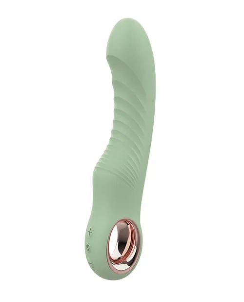 Female Sex Toys Nobu Nobu Gwen GSpot Vibrator wRemovable Bullet Green