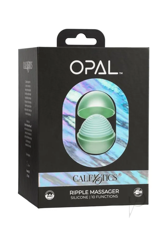 Female Sex Toys Opal Opal Ripple Silicone Rechargeable Massager Green