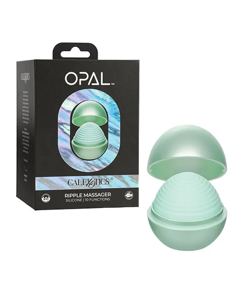 Female Sex Toys Opal Opal Ripple Silicone Rechargeable Massager Green