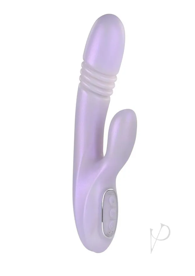 Female Sex Toys Playboy Playboy Bumping Bunny Rechargeable Silicone Rabbit Vibrator Pink