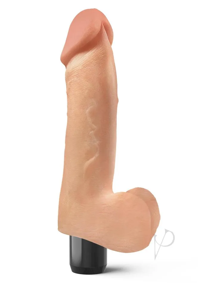Female Sex Toys Real Feel Real Feel Lifelike Toyz No 2 Realistic Vibrating Dildo with Balls 8in Vanilla