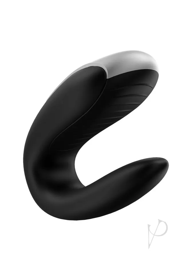 Female Sex Toys Satisfyer Satisfyer Double Fun Silicone Rechargeable Dual Vibrator with Remote Control Black Female Sex Toys Satisfyer Satisfyer Double Fun Silicone Rechargeable Dual Vibrator with Remote Control Black
