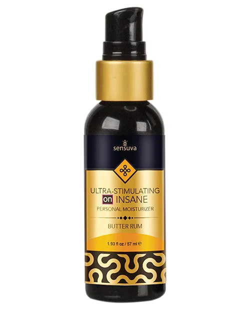 Female Sex Toys Sensuva ON Insane Ultra Stimulating Personal Moisturizer 193 oz Butter Rum Female Sex Toys Sensuva ON Insane Ultra Stimulating Personal Moisturizer 193 oz Butter Rum