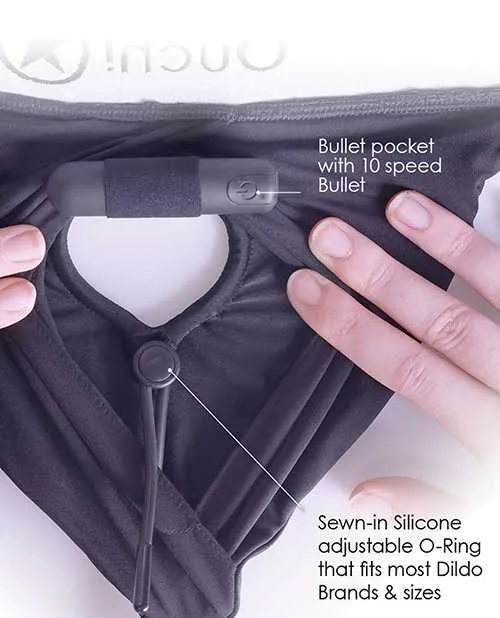 Female Sex Toys Shots Ouch Vibrating Strap On Brief Black ML Ouch Female Sex Toys Shots Ouch Vibrating Strap On Brief Black ML Ouch