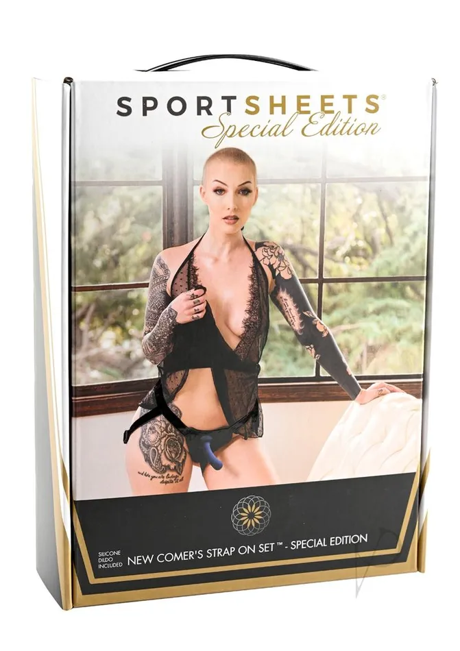Female Sex Toys Sportsheets New Comers Strap On Set Special Edition Black
