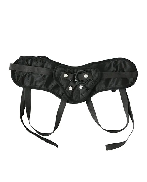 Female Sex Toys Sportsheets Sportsheets Curvy Colletion Noire Adjustable StrapOn Plus Size Black